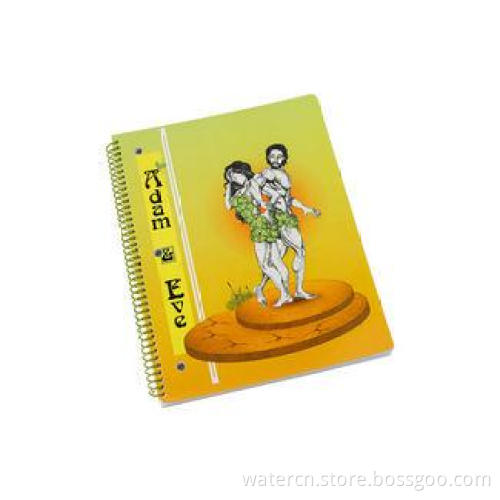 Soft cover with Adam and Eve story A4, A4+, A5, A5+, A6 Spi